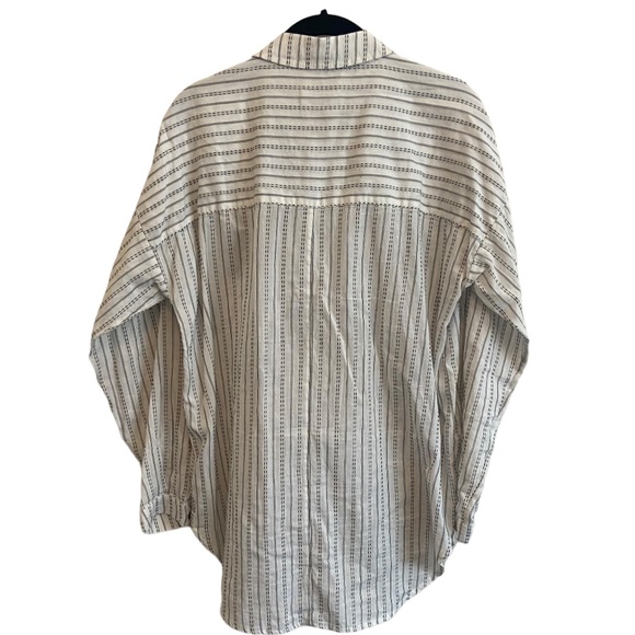 By Anthro White Embroidered Shirt Size XS/S - Picture 2 of 5